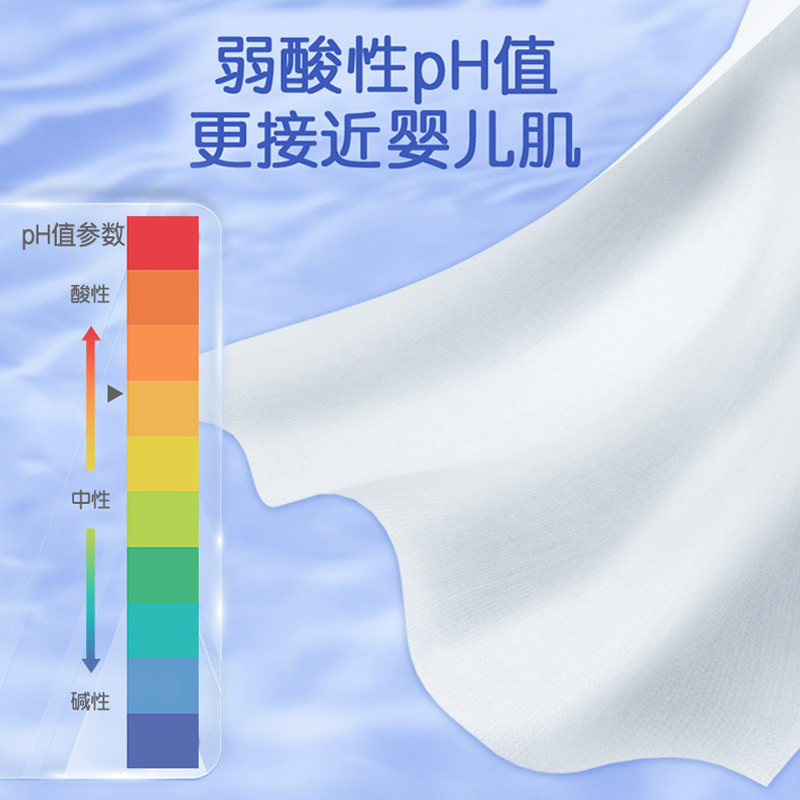 洁柔湿巾小奶皮婴儿湿纸巾80片X6包