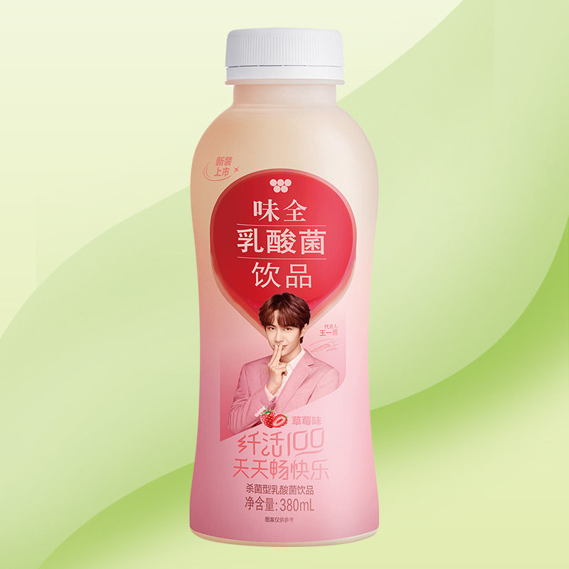 味全乳酸菌草莓味380ml*15瓶 整箱 饮料饮品