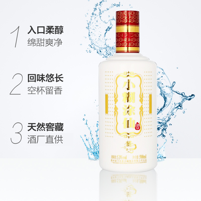 小糊涂仙酒普酱53度500ml*6酱香型白酒纯粮食酒商务宴请送礼佳品 - 图1