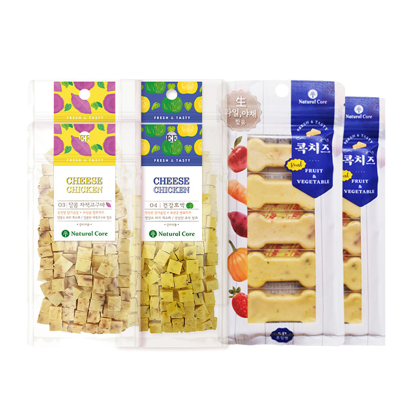 NaturalCore天然核心狗零食拌饭鸡肉奶酪块小中型蔬菜口味幼犬,淘宝优惠券,粉丝福利购,淘宝优惠卷