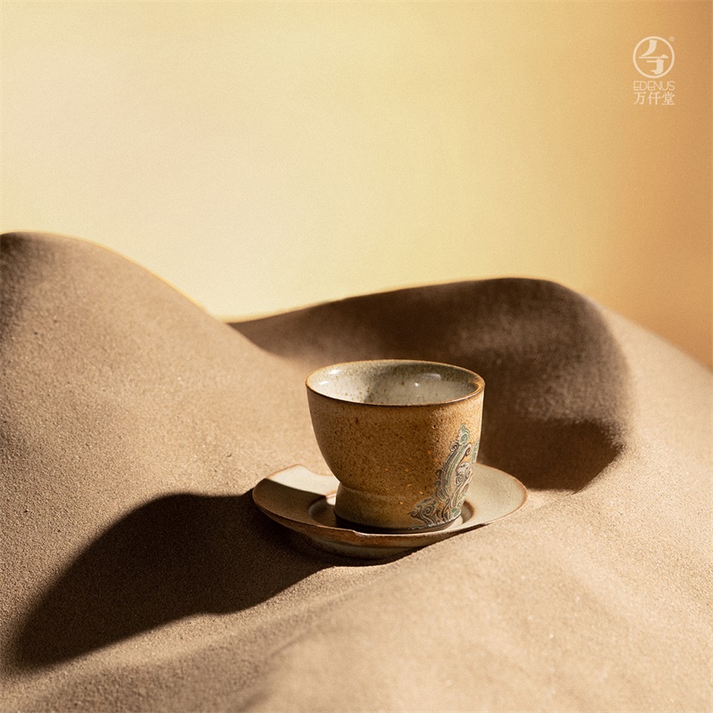 万仟堂功夫茶具敦煌博物馆联名盲盒茶杯茶配
