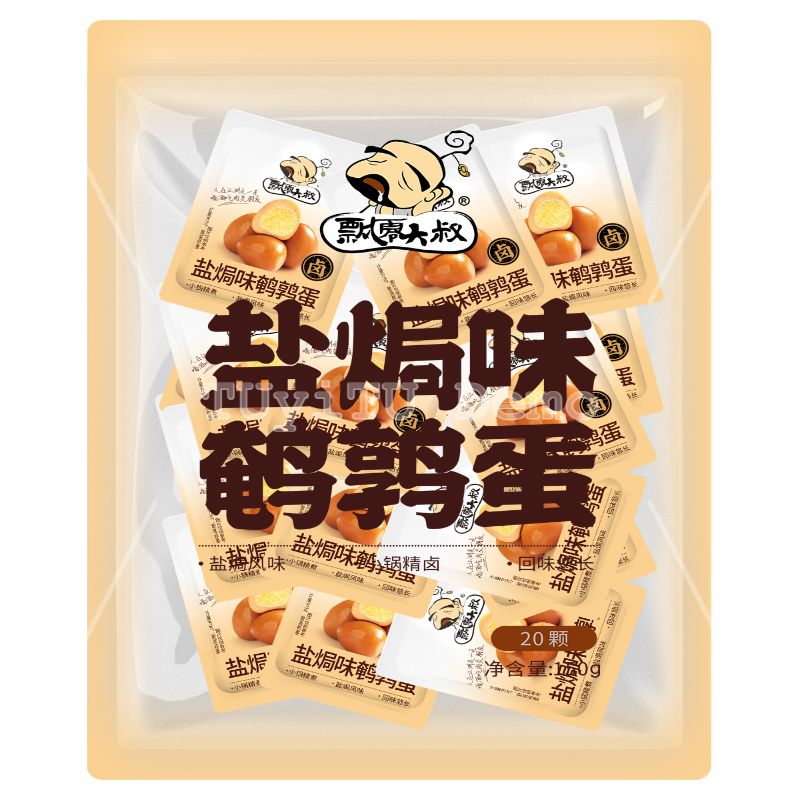 飘零大叔盐焗鹌鹑蛋20颗(150g)铁蛋网红卤味即食解馋休闲小零食 - 图3