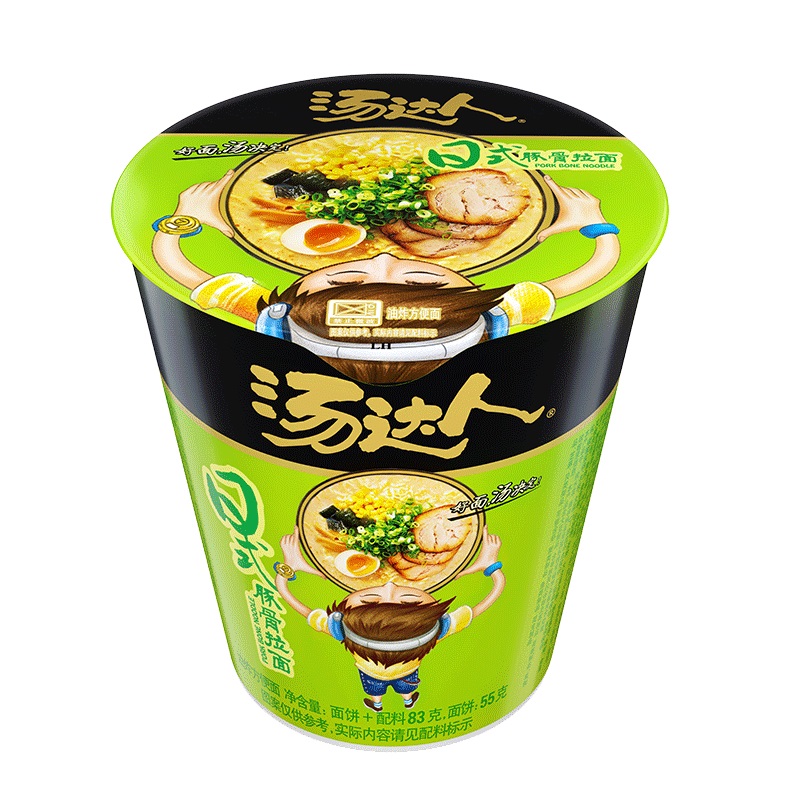 【天天特卖】统一汤达人方便面日式豚骨面83g/杯夜宵代餐速食泡面 - 图0