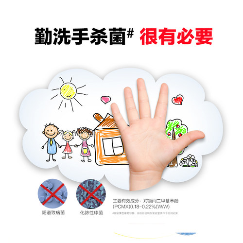 威露士健康呵护抑菌洗手液(非泡沫款)补充装轻松起泡易冲洗 - 图2