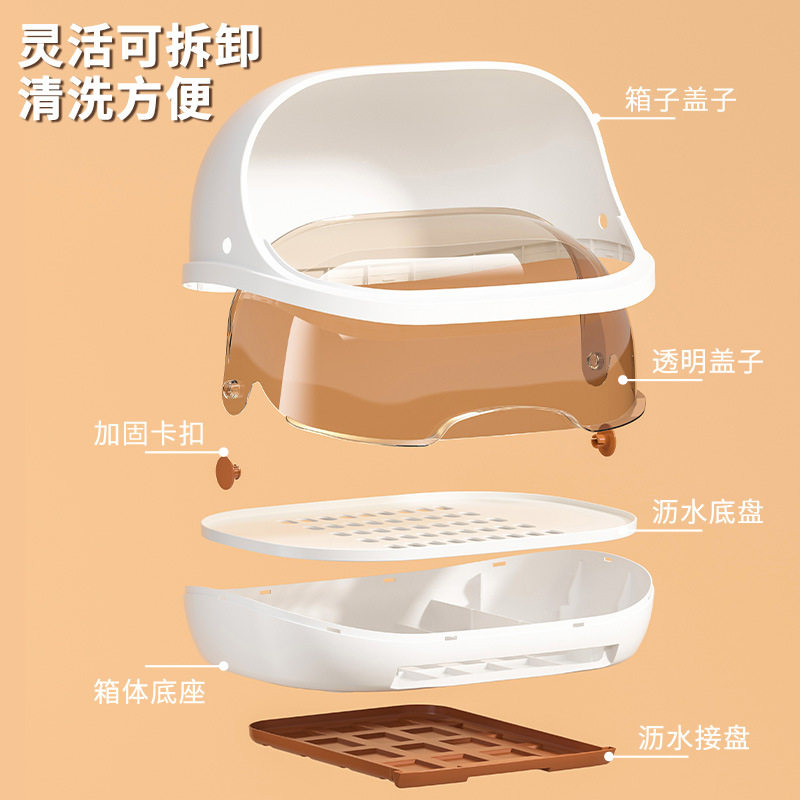 奶瓶收纳箱架子沥水架防尘带盖辅食工具收纳柜婴儿宝宝餐具收纳盒,淘宝优惠券,粉丝福利购,淘宝优惠卷