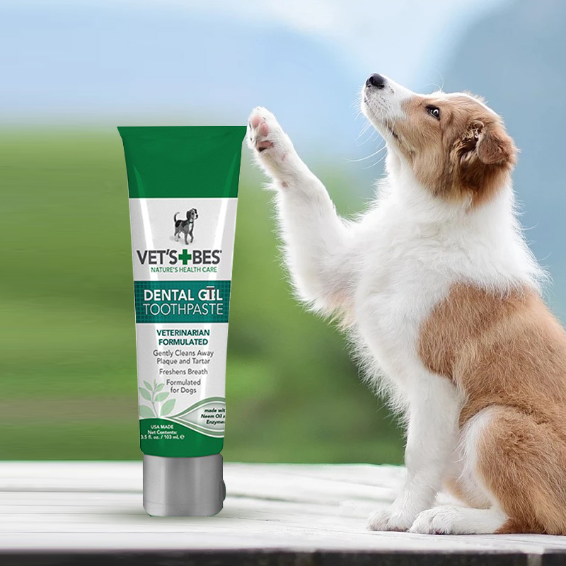 Vet's Best绿十字含酶牙膏犬用103ML/支清洁牙齿清新口气美国进口 - 图1