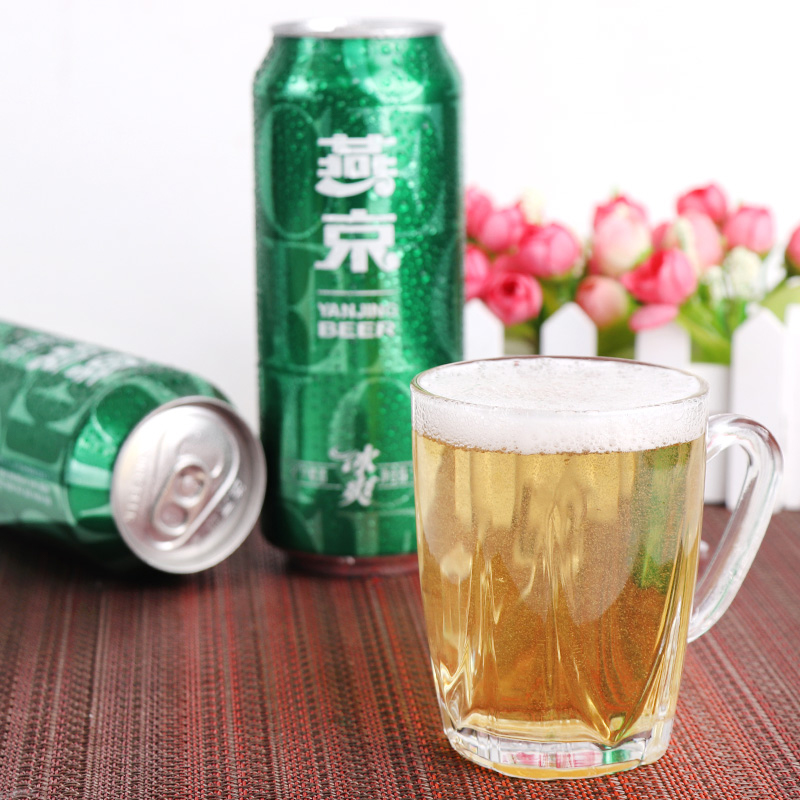 【燕京啤酒】官方正品8度冰爽500ml*3听清爽型低度罐装活动特价-图2