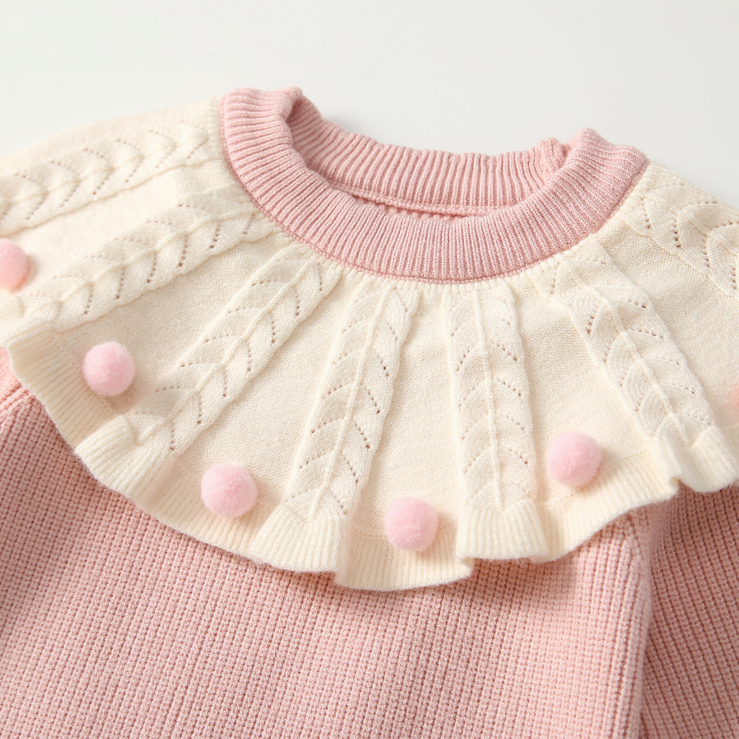 凡猎婴儿衣服秋装新生女宝宝连体衣针织毛衣公主满月百天哈衣春秋,淘宝优惠券,粉丝福利购,淘宝优惠卷