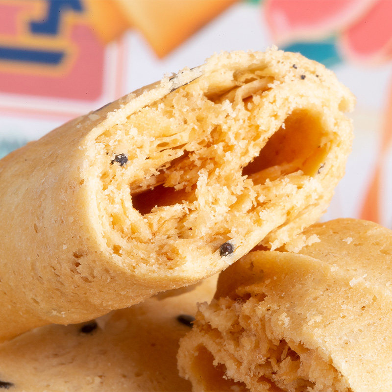 包邮 老先生凤凰卷芝麻卷饼干糕点早餐休闲零食特产300g