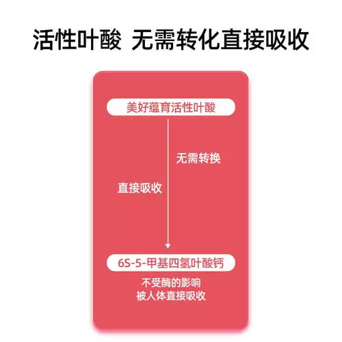 美好蕴育 Ранканг 0 Активное препарат фолиевой кислоты во время беременности беременная беременная женщина Композитное витамин диверсифицированное питание