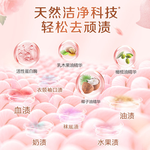 立白大师香氛洗衣液宿舍手洗专用抑菌去血渍72h持久留香去异味 - 图3