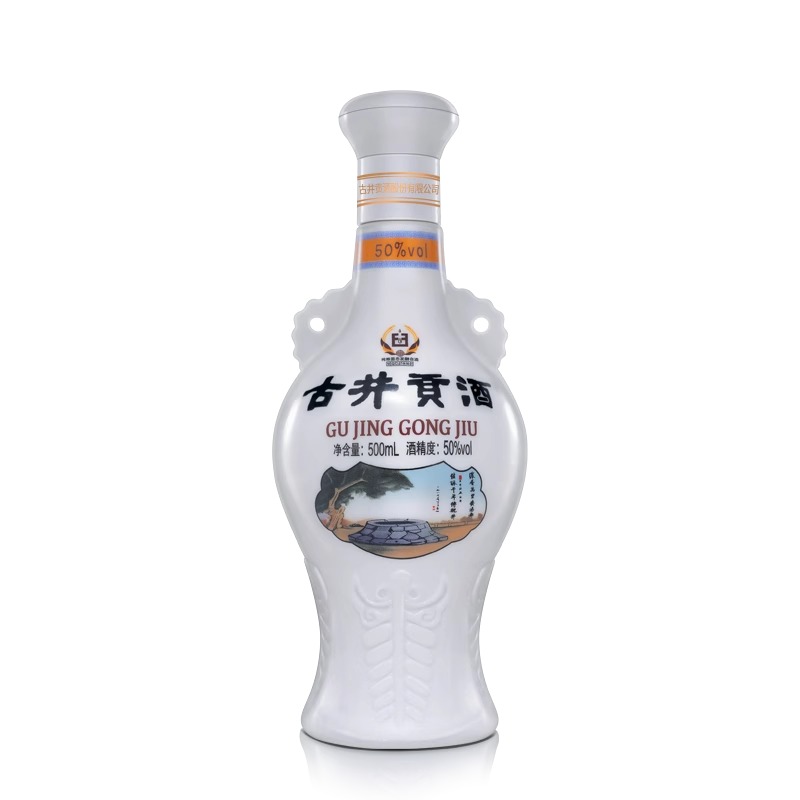 古井贡酒浓香型白酒怀旧版50度500ml*1瓶原厂正品固态纯粮老名酒 - 图0