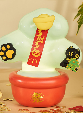 大英博物馆安德森猫无线发财树灯