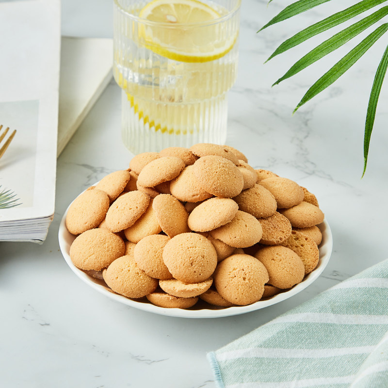 新味觉诱惑韩国进口鸡蛋饼干怀旧零食原味香蕉牛奶酥脆蛋圆饼干,淘宝优惠券,粉丝福利购,淘宝优惠卷