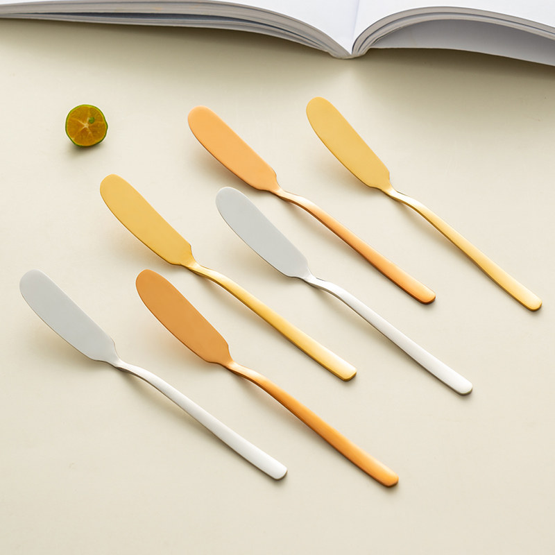 onlycook 304不锈钢黄油刀 抹酱刀奶酪刀果酱刀芝士刀 原色套装,淘宝优惠券,粉丝福利购,淘宝优惠卷