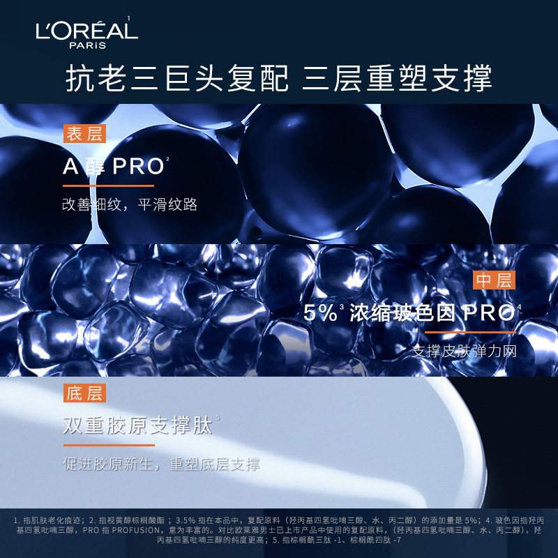 【杨洋同款】欧莱雅男士支撑瓶护肤品 天猫超市男士面部乳霜