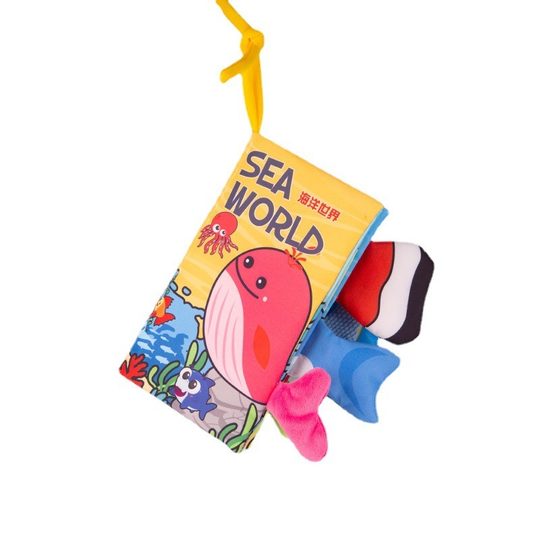 Книга для раннего развития Baby Fun для детей 0–3 лет, которую можно кусать