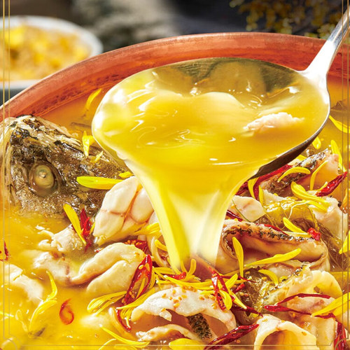 海底捞金汤酸菜鱼调味料230g酸菜鱼串串香麻辣烫调味料家用 - 图2