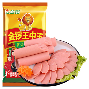 金锣火腿肠肉粒多猪肉味香肠30g*8支