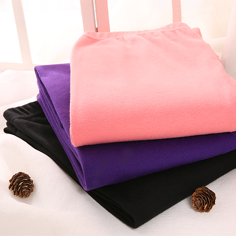 花花公子秋衣秋裤女纯棉100%棉青少年保暖内衣套装男加绒加厚冬季