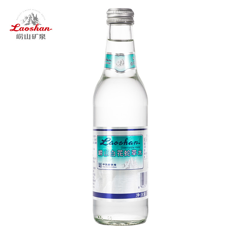 崂山白花蛇草气泡水弱碱性330ml*12瓶中华老字号草本精华胃舒服-图0