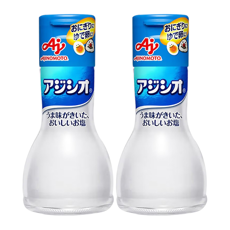 日本进口味之素Ajinomoto宝宝食用调味盐110g*2儿童拌饭料 - 图0