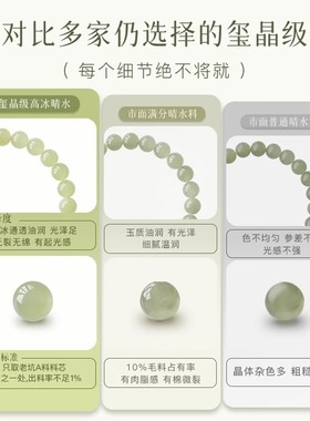 花开云朵玺晶级和田玉手串