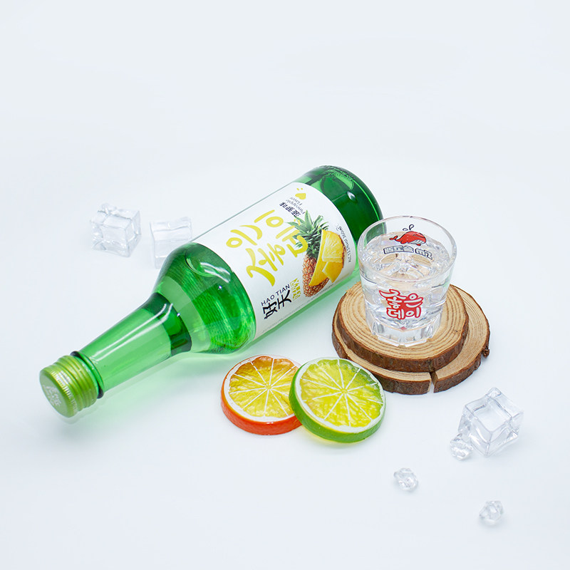 韩国进口好天好饮菠萝味果味烧酒360ml*6瓶聚会聚餐小酌,淘宝优惠券,粉丝福利购,淘宝优惠卷