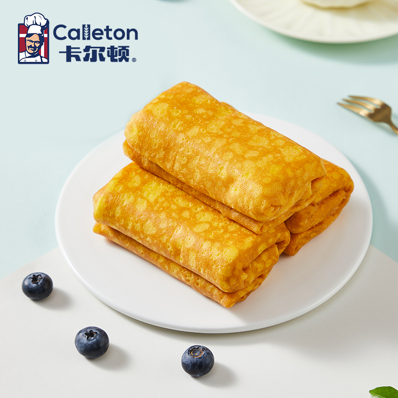 【丁禹兮代言】Calleton/卡尔顿蛋皮吐司面包早餐零食蛋糕
