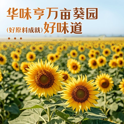 华味亨焦糖奶咖味瓜子打手脱皮大颗粒葵瓜籽零食休闲食品 - 图0