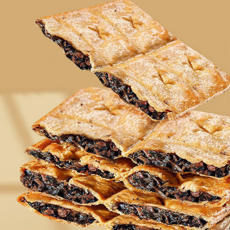 Aji梅干菜扣肉薄脆烧饼干208g*3袋早代餐咸味食品儿童休闲零食,淘宝优惠券,粉丝福利购,淘宝优惠卷