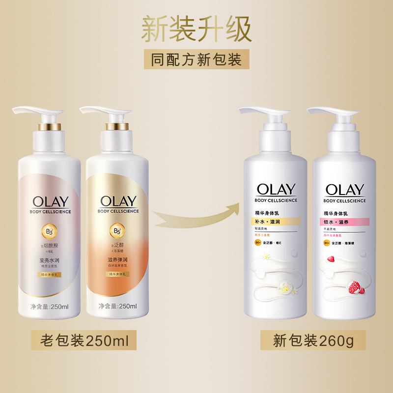 【张予曦同款】OLAY玉兰油烟酰胺身体乳补水保湿滋润乳液男女正品