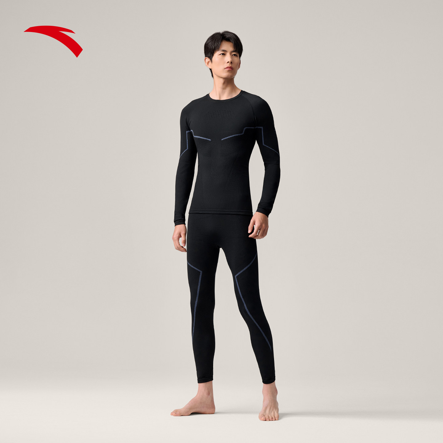 安踏滑雪速干衣运动套装25年冬季户外登山紧身保暖内衣训练打底衫,淘宝优惠券,粉丝福利购,淘宝优惠卷