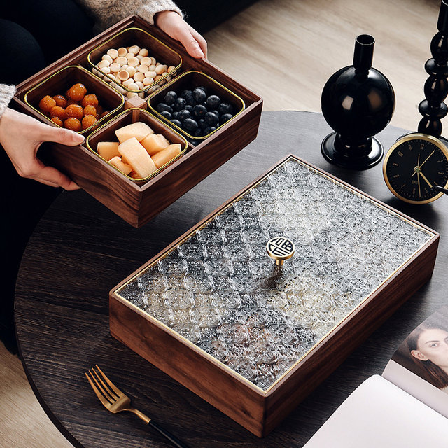 Gnas high-end living room coffee table household storage box