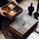 Gnas high-end living room coffee table household storage box