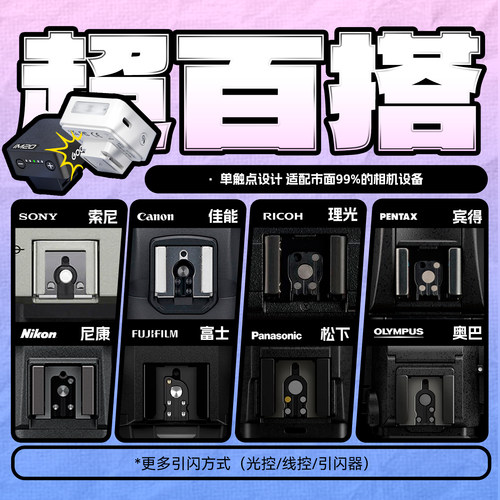 神牛iM20/iM22迷你闪光灯微单相机适用佳能理光gr3/gr4索尼zve10 - 图3