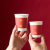 Siyue thickened leak-proof disposable paper cups are comfortable to hold