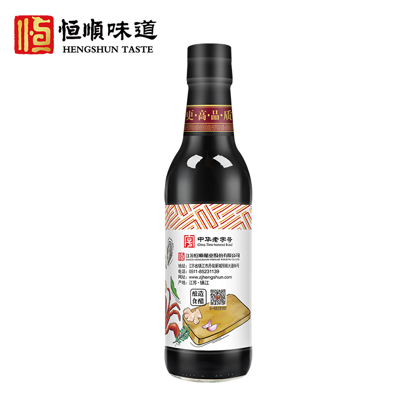 恒顺蟹醋300ml*1瓶镇江特产香醋纯粮酿造食醋蟹醋海鲜醋螃蟹 - 图1