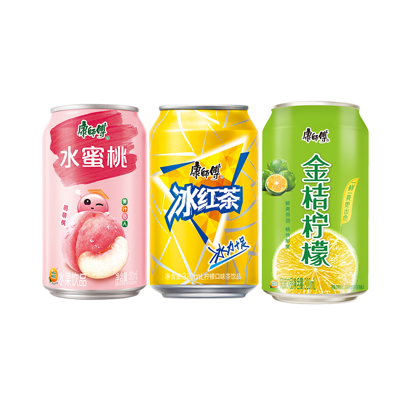 康师傅欢聚有康礼盒310ml*18罐装混合整箱走亲访友聚餐礼盒 - 图1