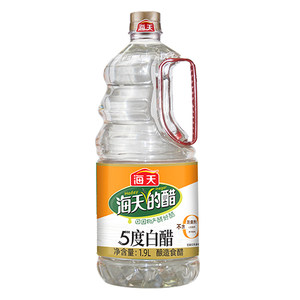 海天醋白醋1.9L酿造食醋炒菜凉拌调料家用商用食用腌制泡菜腌菜