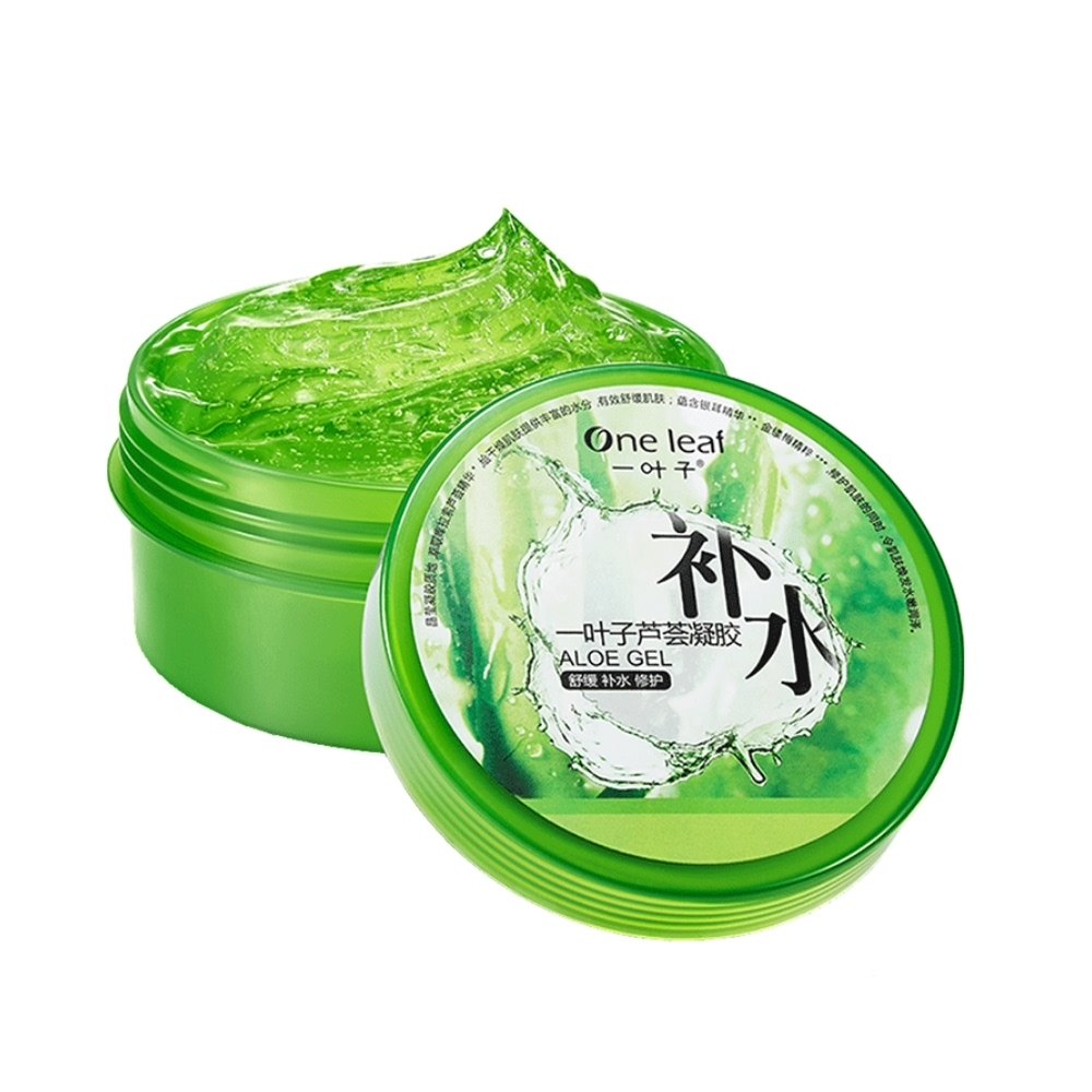 一叶子凝胶补水晒后修护学生女面霜 天猫超市乳液/面霜