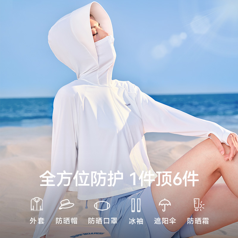 【佟丽娅代言】伯希和upf50防晒服女冰丝皮肤衣户外专业防晒衣-图2