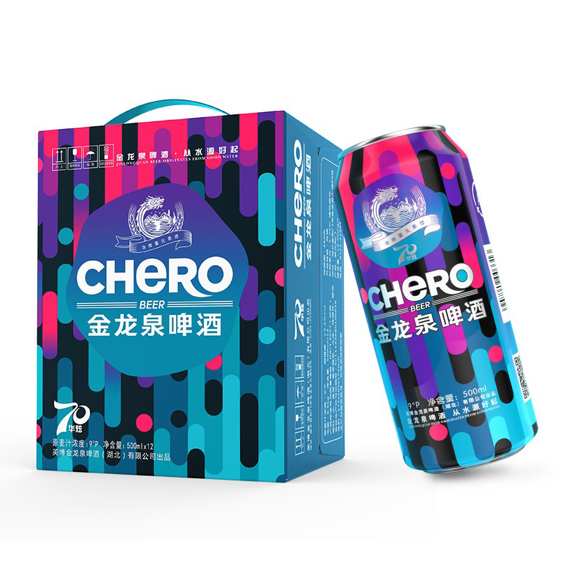 金龍泉啤酒 9度70華炫500mL*12罐