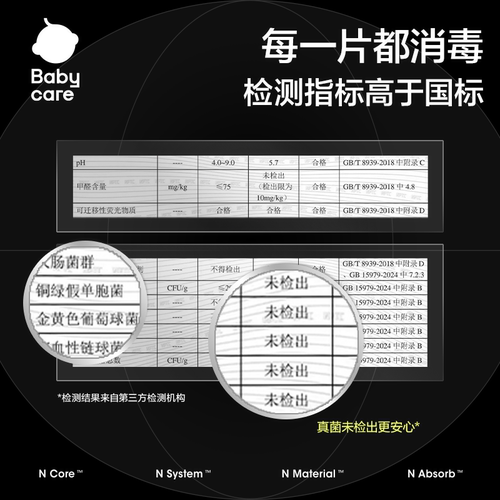 babycare消毒级日夜用卫生巾安心裤薄款防漏透气抑菌姨妈巾 - 图1