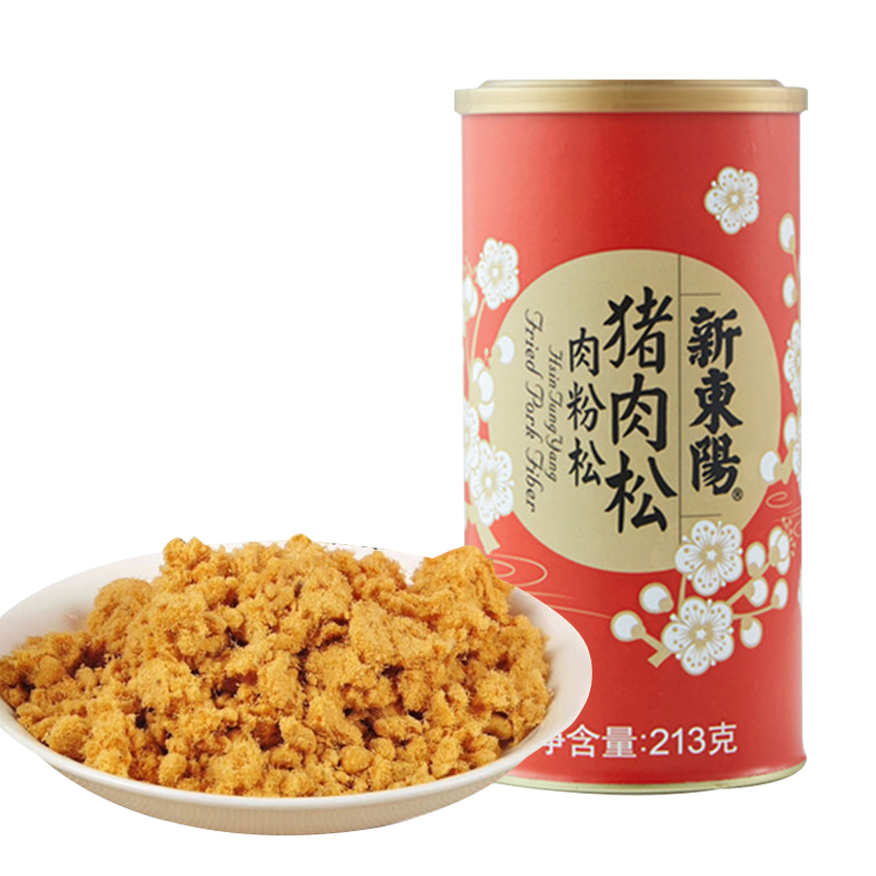 新东阳原味猪肉松(肉粉松)213g*1罐早餐美味休闲零食 - 图0