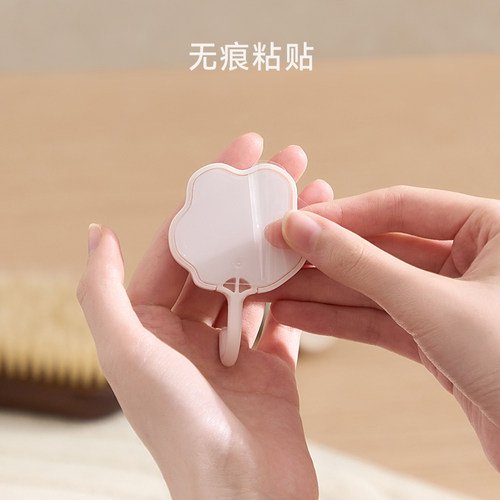 eachy挂钩强力粘胶承重卫生间浴室门后厨房墙壁挂钩免打孔无痕 - 图1