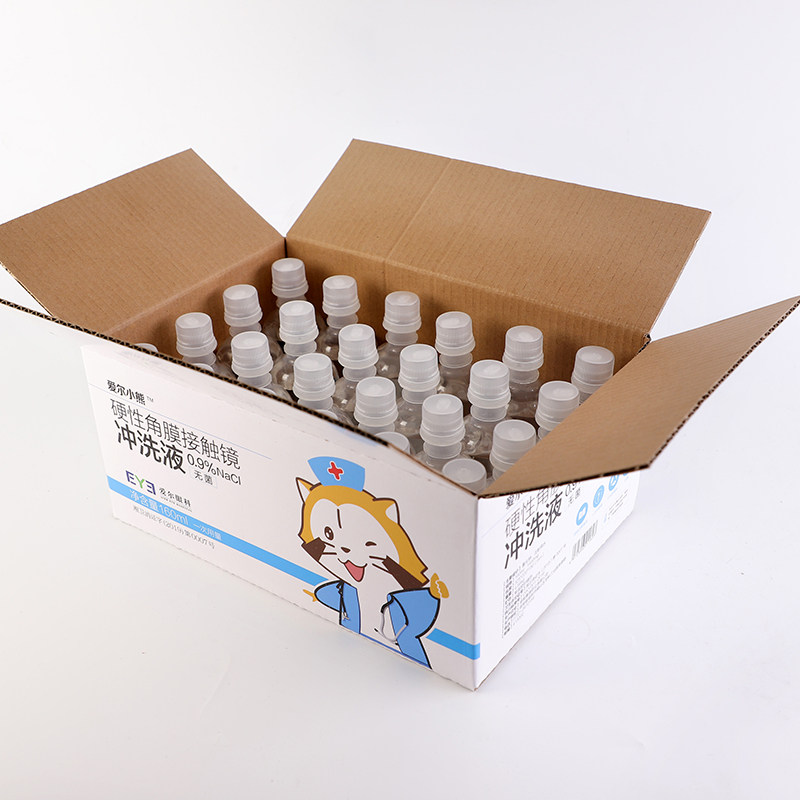 爱尔小熊冲洗液硬性角膜塑形镜冲洗液160ml*24瓶OK镜冲洗盐水,淘宝优惠券,粉丝福利购,淘宝优惠卷