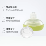Детская бутылочка для кормления, мягкие аксессуары, силиконовая соска, широкое горлышко, 1 шт