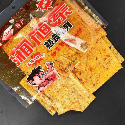 湘旭东湖南特产麻辣片263g内含3大包香辣手工辣条儿时麻辣零食怀 - 图3