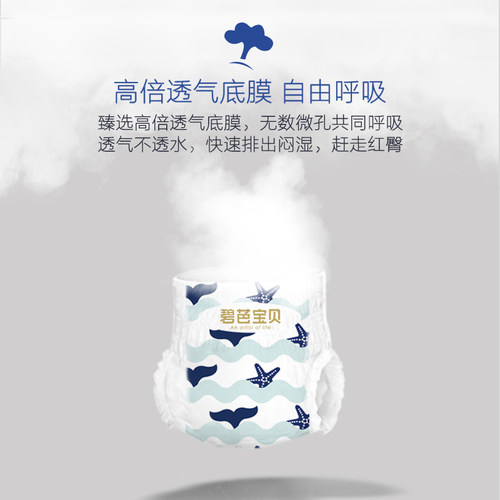 碧芭宝贝盛夏Pro纸尿裤拉拉裤尺码任选超薄透气男女通用 - 图1